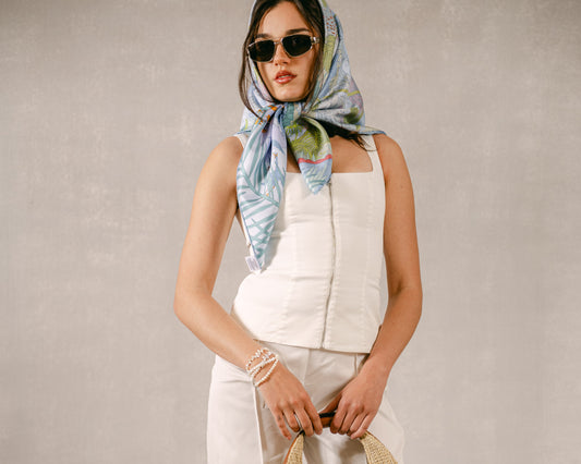 Longline Top - White